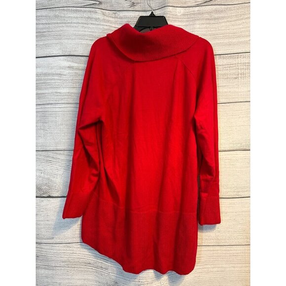 Cyrus Womens Red Cowl Neck Sweater Size 1X - Picture 3 of 3